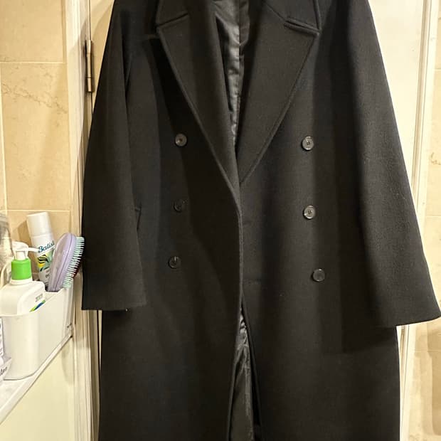 인사일런스 울 캐시미어 더블코트 s(평소 100착용)