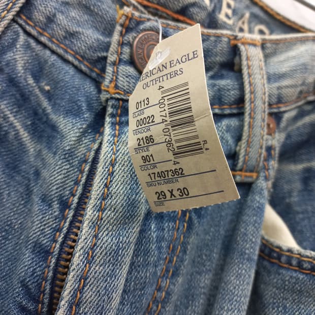 아메리칸이글 디스트로이드 청바지 (허리 32)