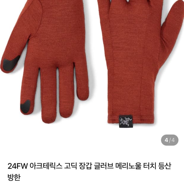아크테릭스 고딕 글러브 L