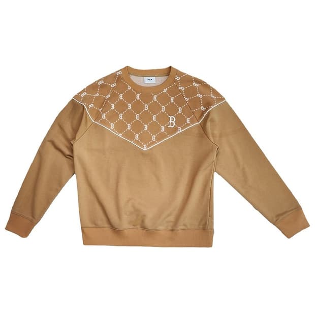 MLB 다이아 모노그램 맨투맨 L