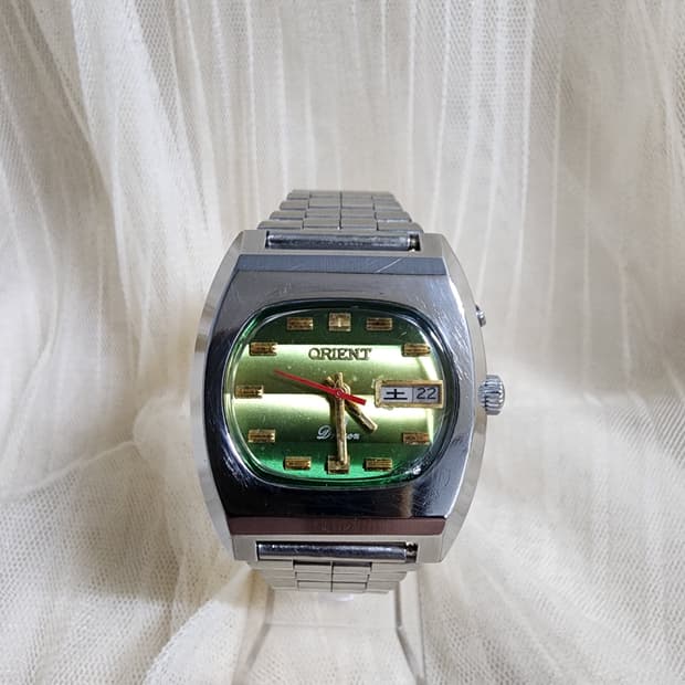 80's 빈티지 오리엔트  드래곤 17석 오토매틱 시계