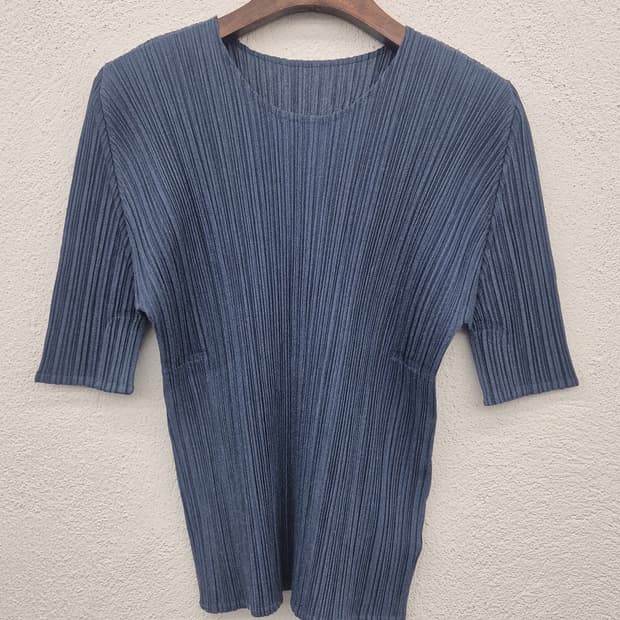pleats please short sleeved top