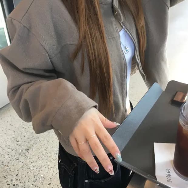 새상품) 아워캐비넷 워싱 자켓