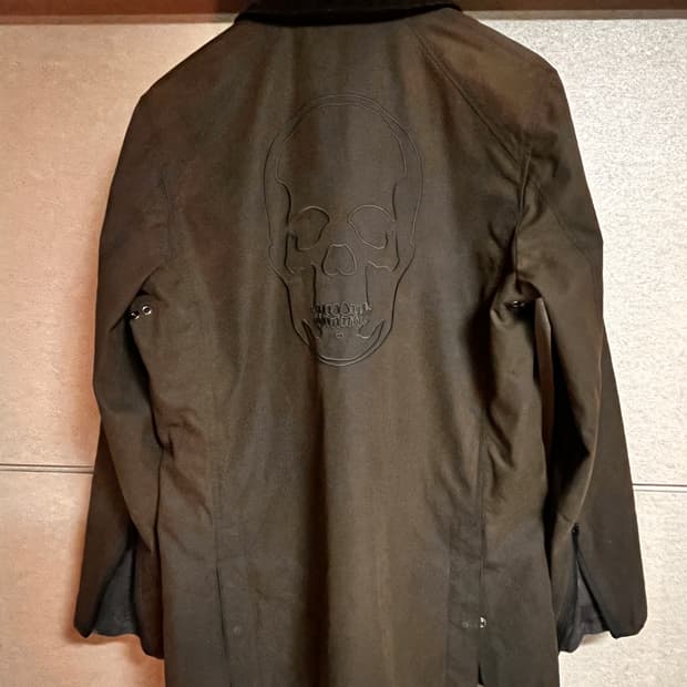 루시앙 펠라피네 Lucien Pellat-Finet 올리브 왁스 자켓 S