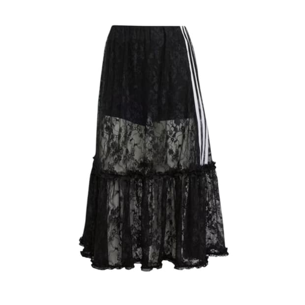 아디다스 레이스 스커트 (블랙)