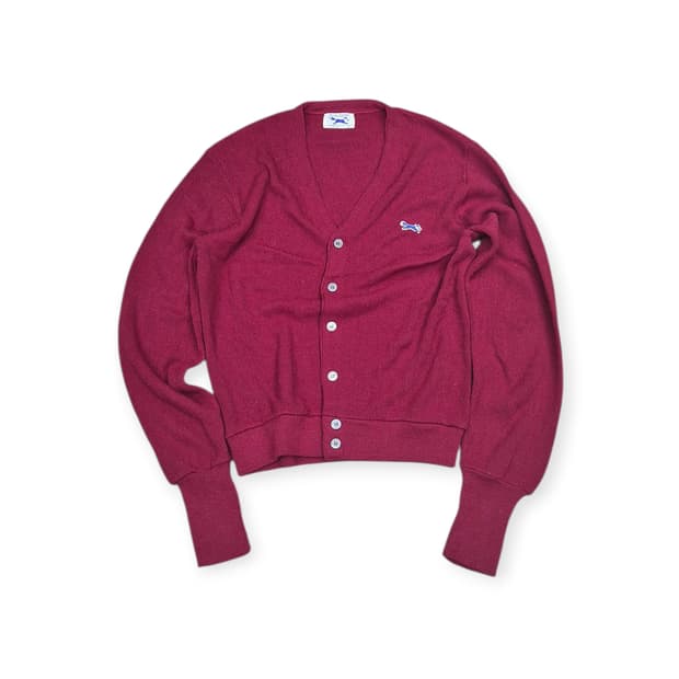 아크릴 가디건 폭스 스웨터 Made in USA