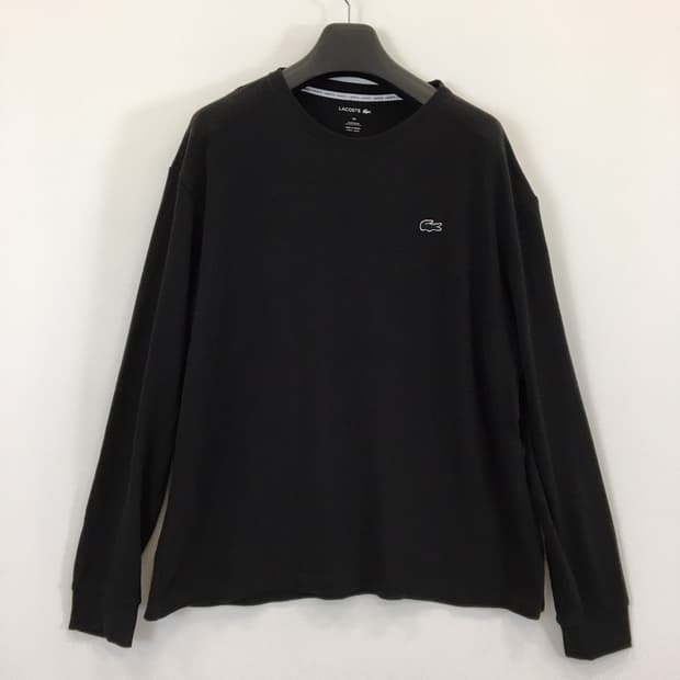 라코스테 패치로고 블랙 롱슬리브 XXL 