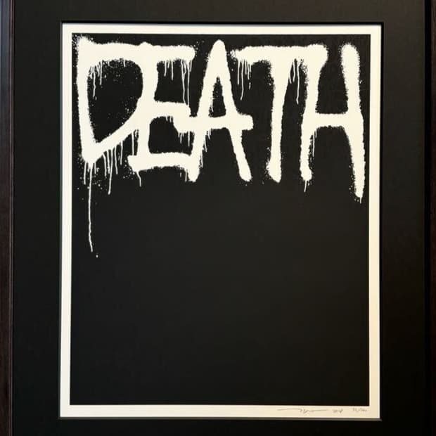 [특가상품]정품 무라카미 다카시 death black Ed.100