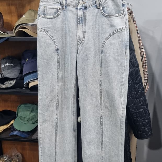 ((던스트)) 라인데님진 허리32 상태깔끔함
