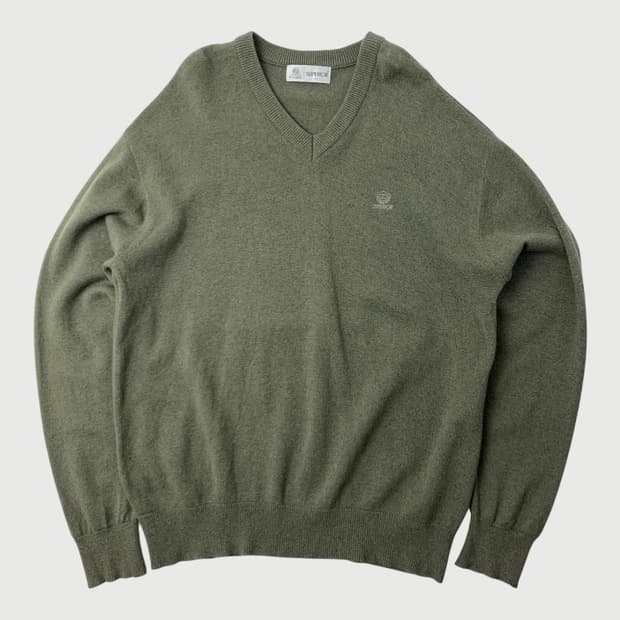 [100/정품] SUPERIOR 브이넥 울 니트 L1-0012