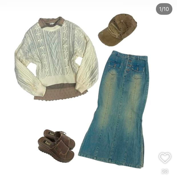 합정빈티지 모리 레이어드 티셔츠