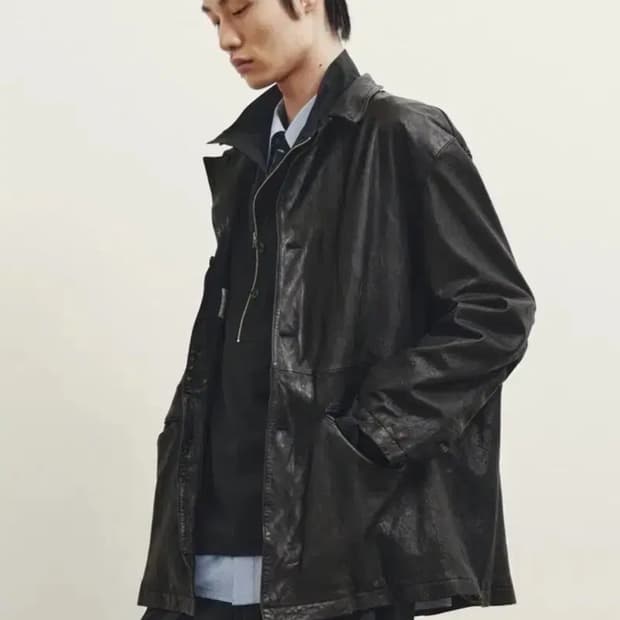 [L] 유스 워시드레더 25SS