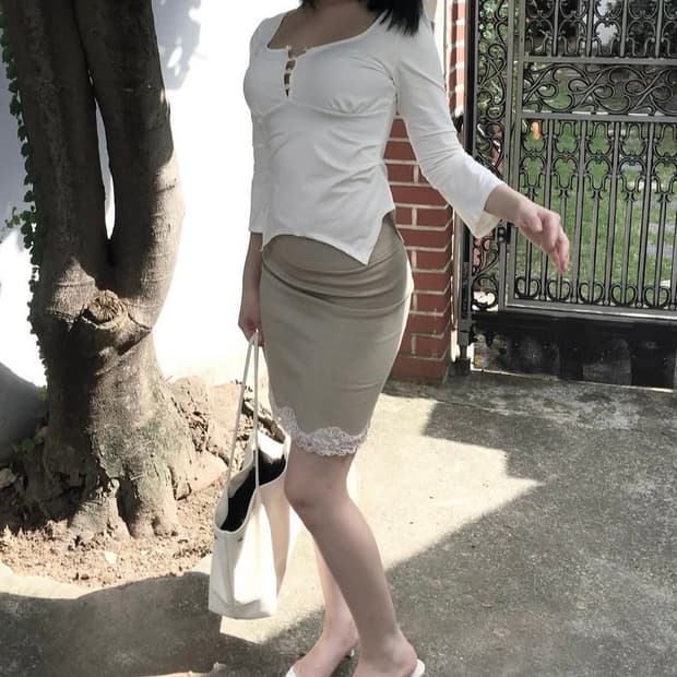 레이즈미야 슬림탑 reisemiya ARIN SILKY BUTTON SL