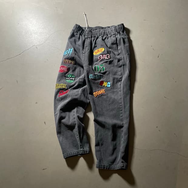 EDAKKA  Patchwork Denim Pants