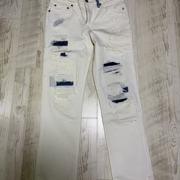 [2] 랄프로렌 화이트 데미지 청바지 새상품