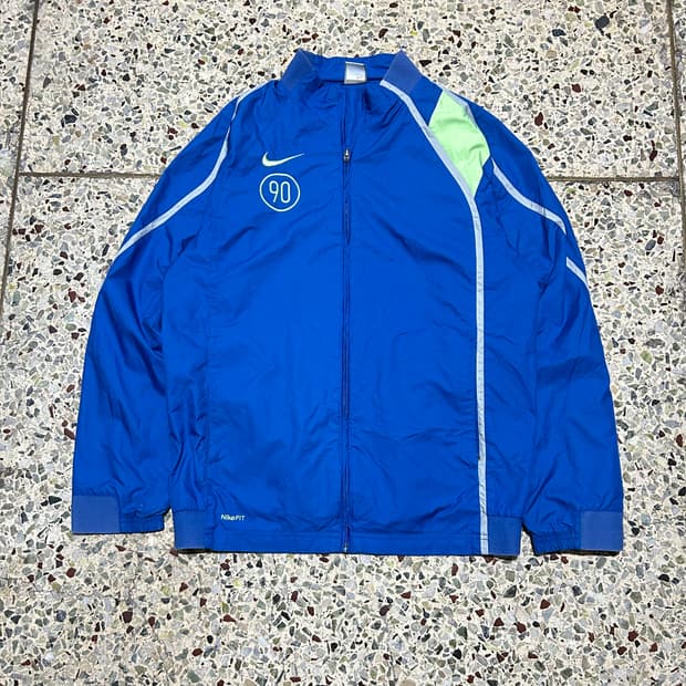 나이키(NIKE)블루 토탈 90바람막이 자켓