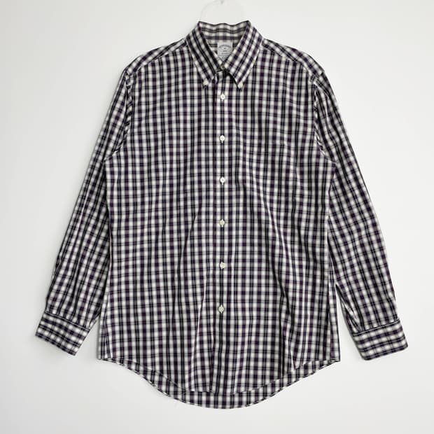 B1 브룩스 브라더스(Brooks Brothers) 체크 셔츠 L사이즈