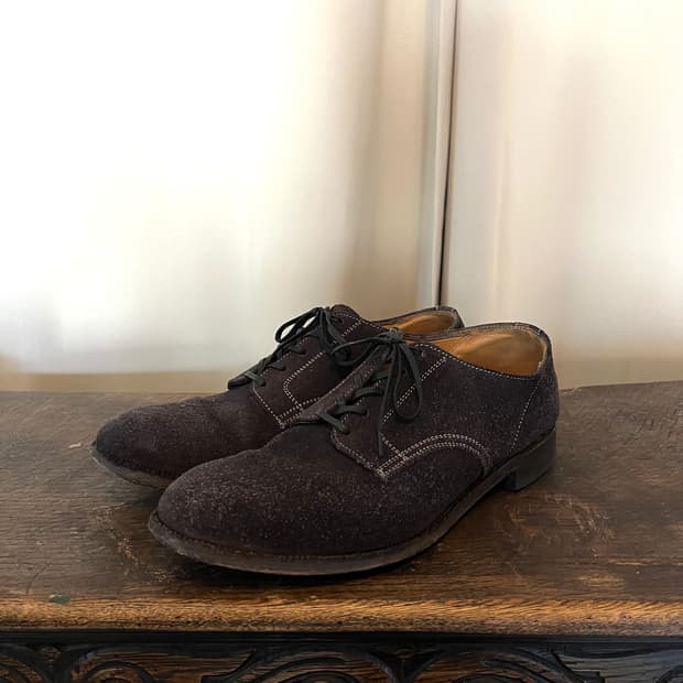 와코마리아 스웨이드 더비슈즈