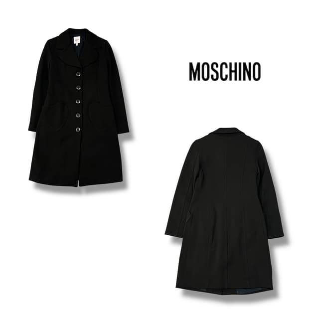  모스키노 하프 포켓 롱 코트 y14175