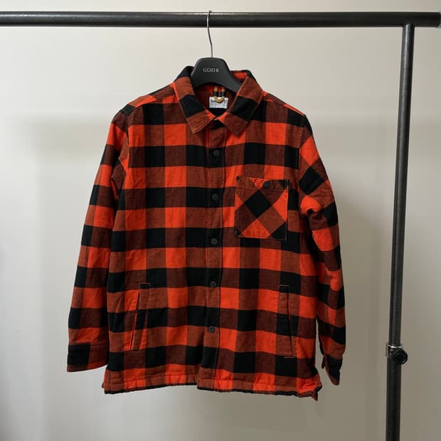 (L) 팀버랜드 레드 버팔로 체크 플란넬 셔츠