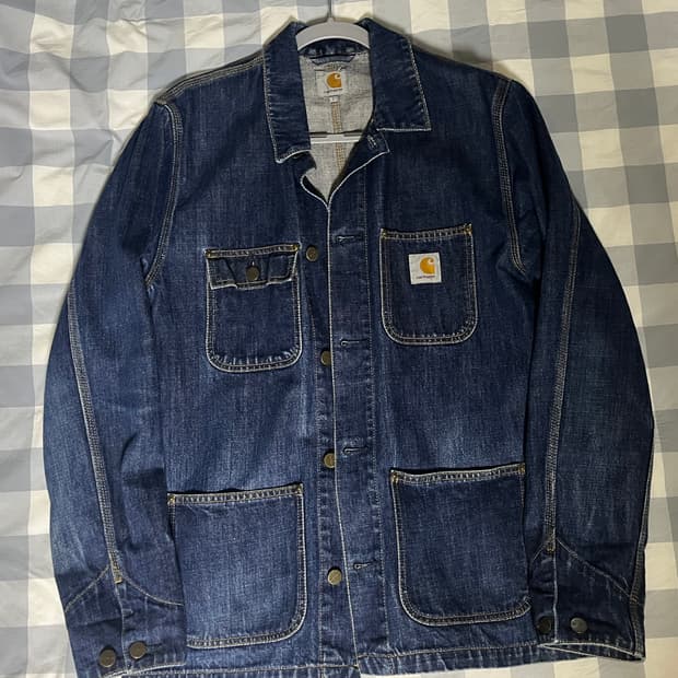 칼하트wip 미시건 초어 데님 자켓