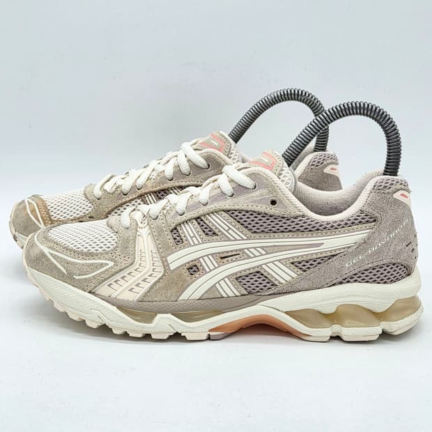  아식스 젤 카야노 14 화이트 피치 크림 (235) 