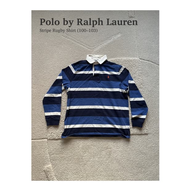 폴로 랄프로렌 스트라이프 럭비 셔츠 (100–103)