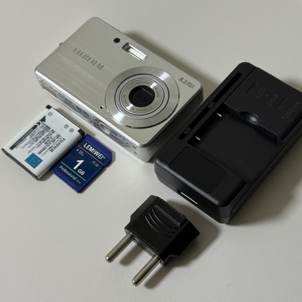슬기디카) 후지필름 파인픽스 J10 빈티지 디카 디지털카메라 실버
