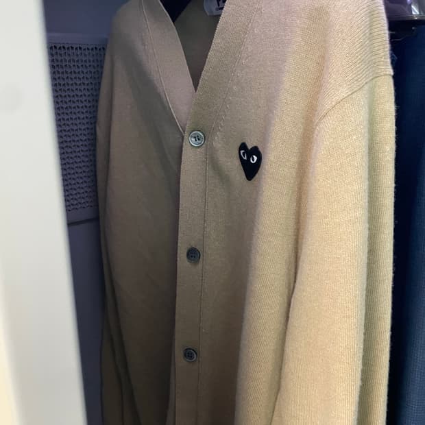 꼼데가르송 가디건 XXL