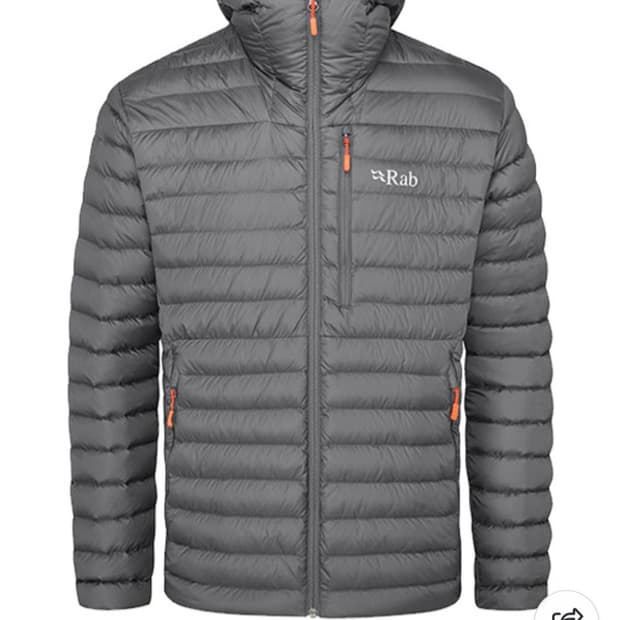 랩 RAB 마이크로라이트 알파인 남성 다운 경량패딩