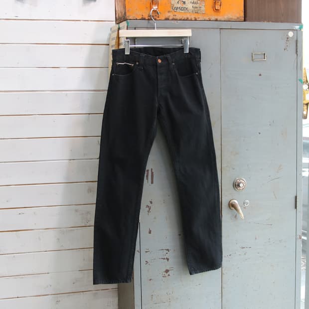 (착용컷) relume 셀비지 블랙 진 (여성용 31)