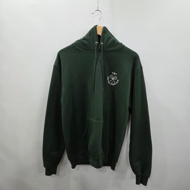 챔피온 에코 기모 후드티 그린 M
