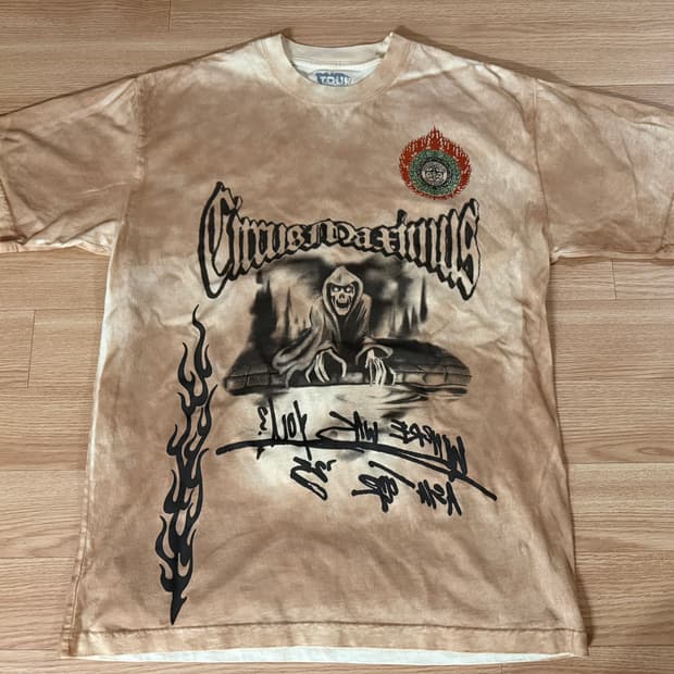 트래비스 스캇 MD 반팔 티 L