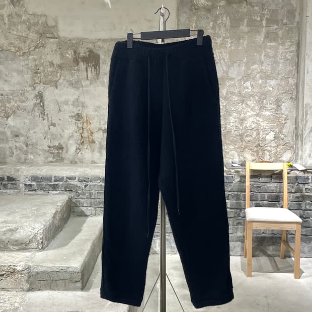 알렉산더 왕 블랙 스트링 울 팬츠