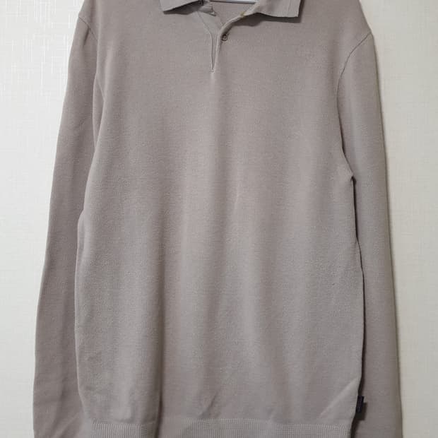 까르뜨블랑슈 카라넥 니트 긴팔티 100사이즈