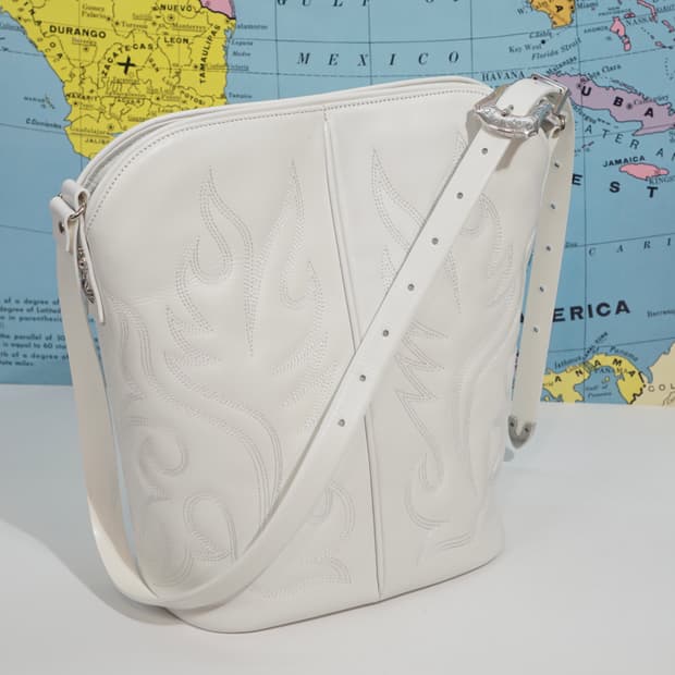 토가 아카이브 23AW 웨스턴 레더 백