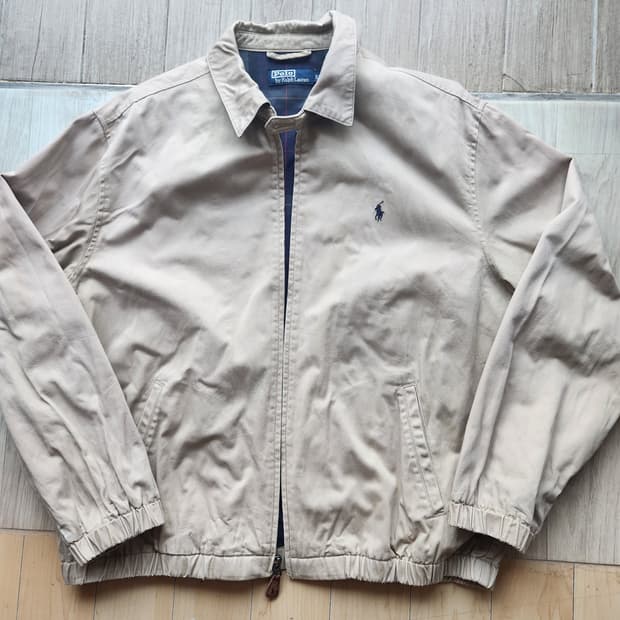 폴로 랄프로렌 아이보리 스윙탑 자켓 XL