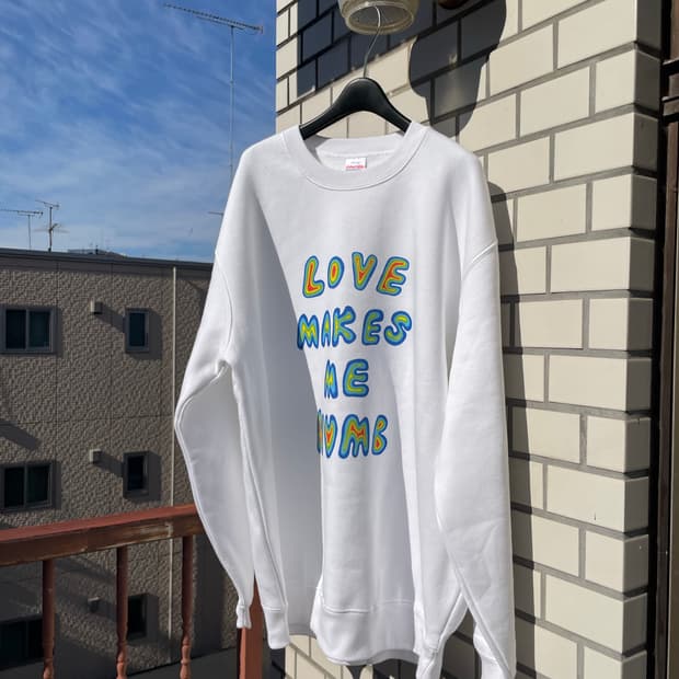 numb sweatshirt white L