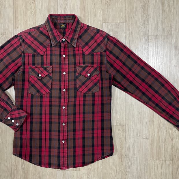 100) 60s 복각 Lee 재팬 헤비코튼 웨스턴셔츠(RRL&LVC&폴로