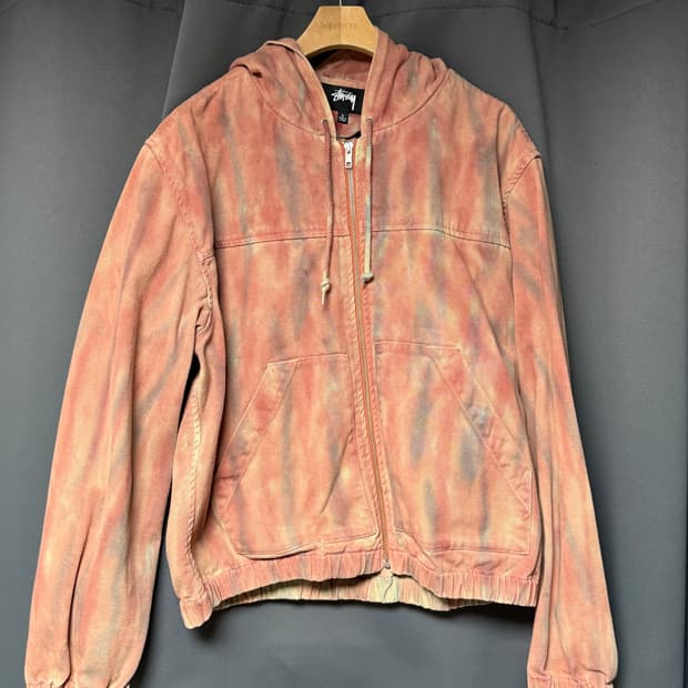 스투시 다이드 후드 워크 자켓