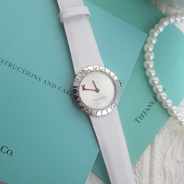 [추가할인]정품 티파니앤코 팔로마 피카소 하트케이스 쿼츠시계[풀구성품]