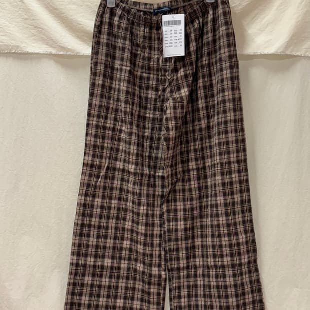 브랜디멜빌 체크 홈웨어