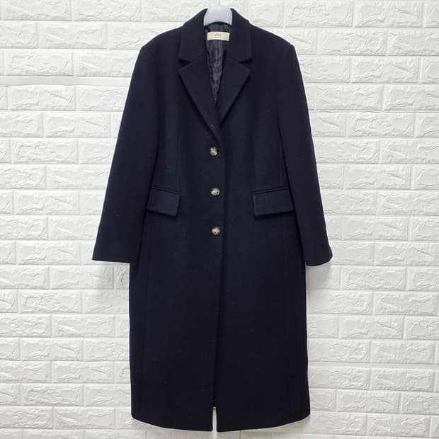 택포// 아떼 바네사브루노 네이비 롱 코트 M
