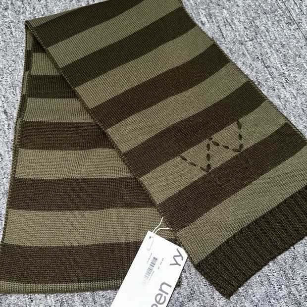 새상품) Open yy 오픈와이와이 목도리 머플러 스카프 yy 스트라이프