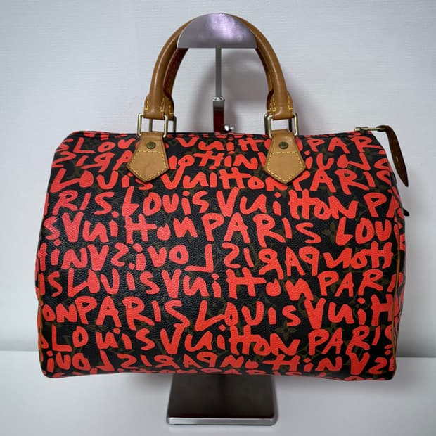 루이비통 그래피티 오렌지 스피디백