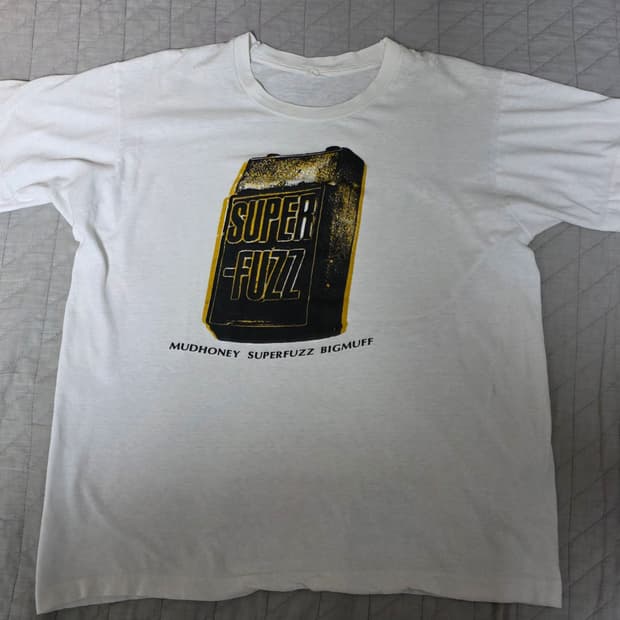[L] 80s 머드허니 슈퍼퍼즈 빈티지 밴드티