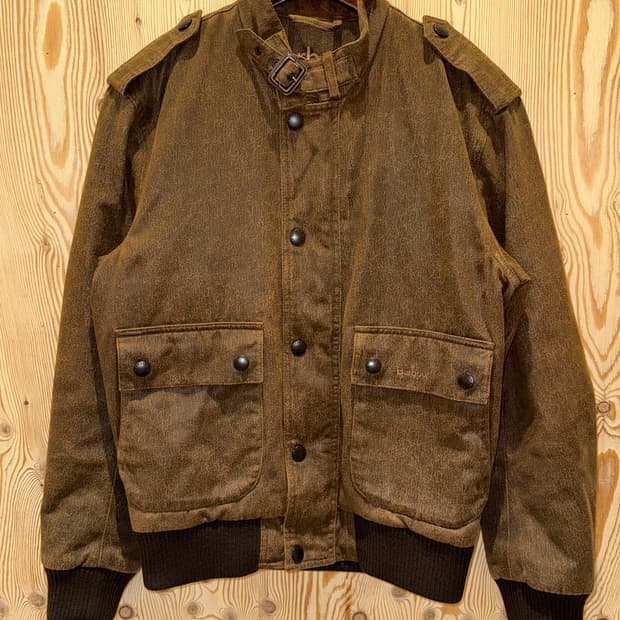 바버 웨더 워크 플라이어 자켓 브라운