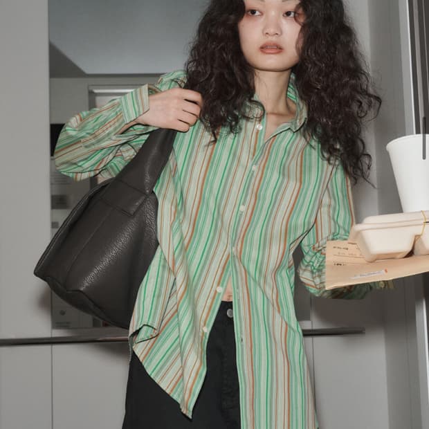 플리즈프로젝트셔츠빈티지스트라이프셔츠여름셔츠