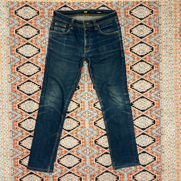 리 L1 stovepipe 진청 데님팬츠 여성29