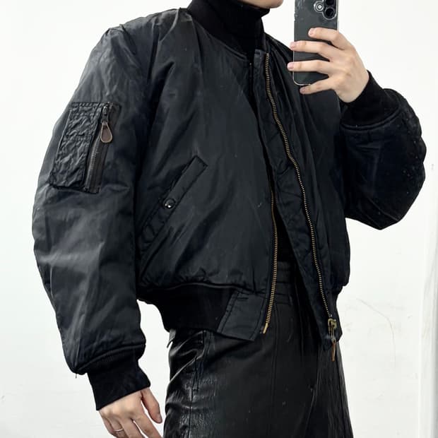 휴스턴 크롭 MA-1 자켓